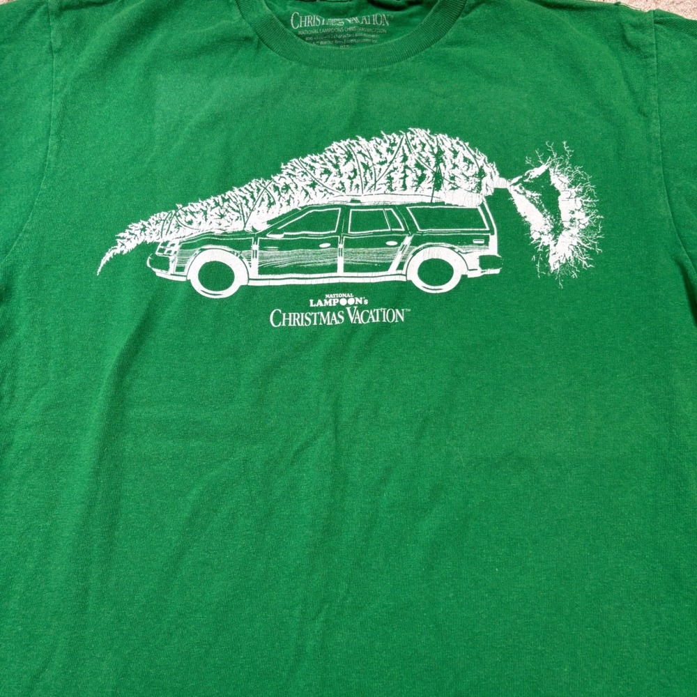 National Lampoon's Christmas Vacation Graphic‎ Tee Green T-Shirt M